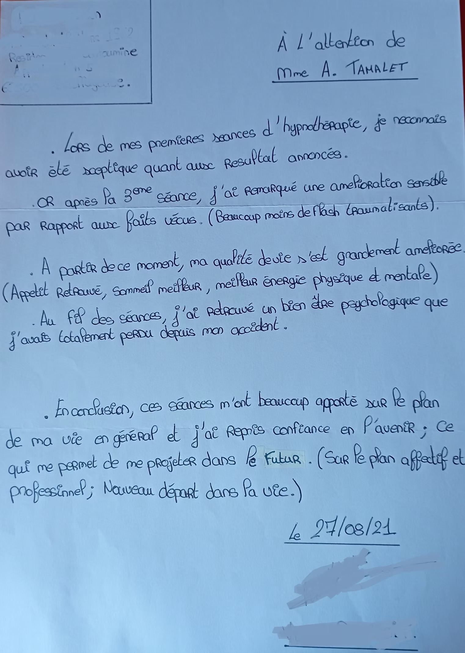 Témoignage 2