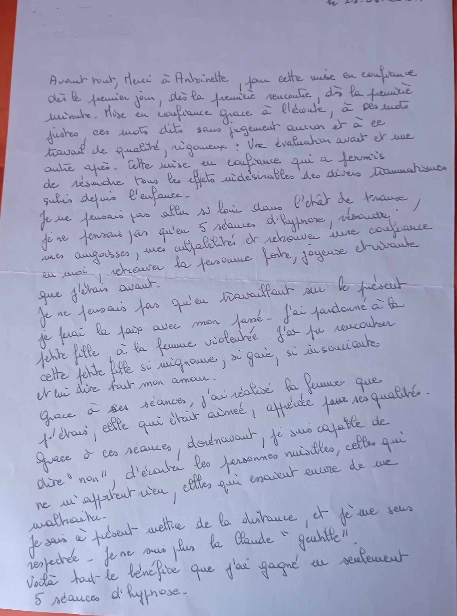 Témoignage 6